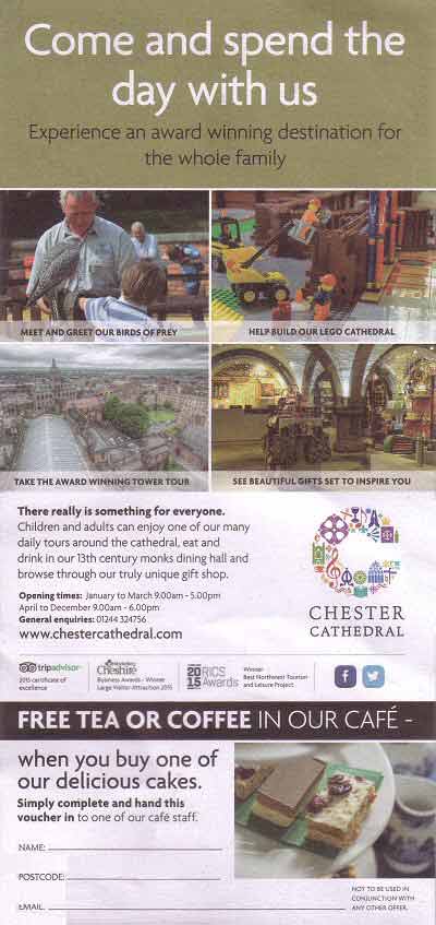 Chestertourist.com - Chester Cathedral Spend the Day